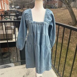 Free People Lou Jean Babydoll Dress Size Small